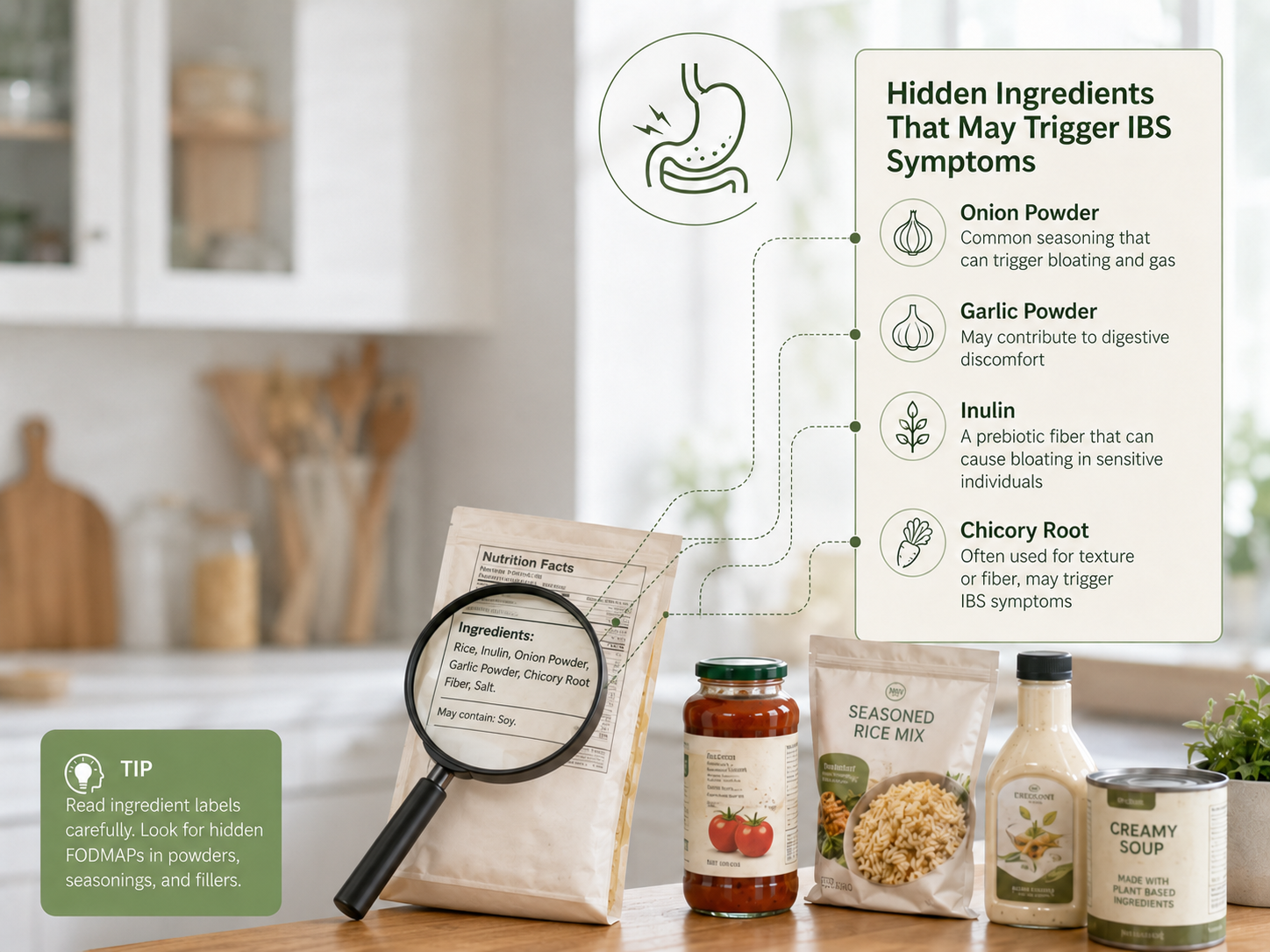 Still Bloated on a Low-FODMAP Diet? 9 Reasons It May Not Be Working illustration