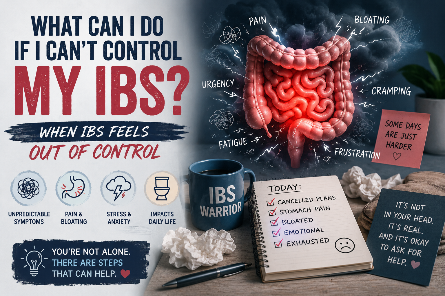 What Can I Do If I Can't Control My IBS? illustration